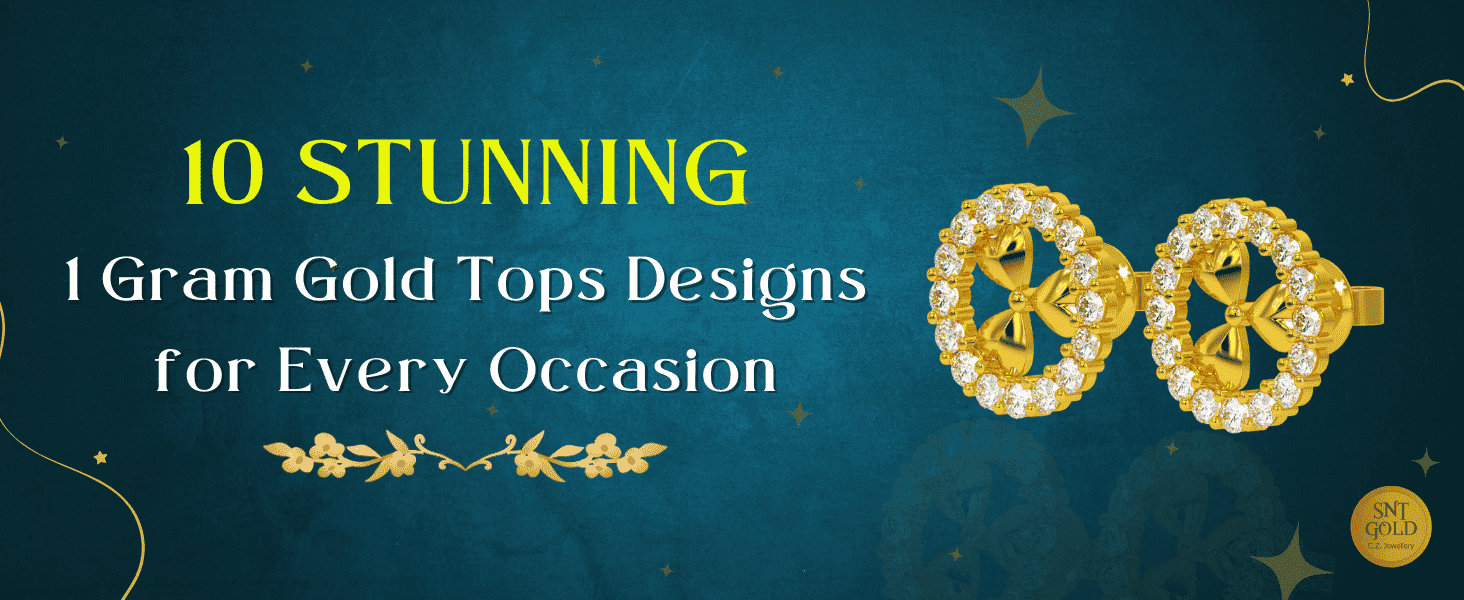 10 Stunning 1 Gram Gold Studs Designs for Every Occasion