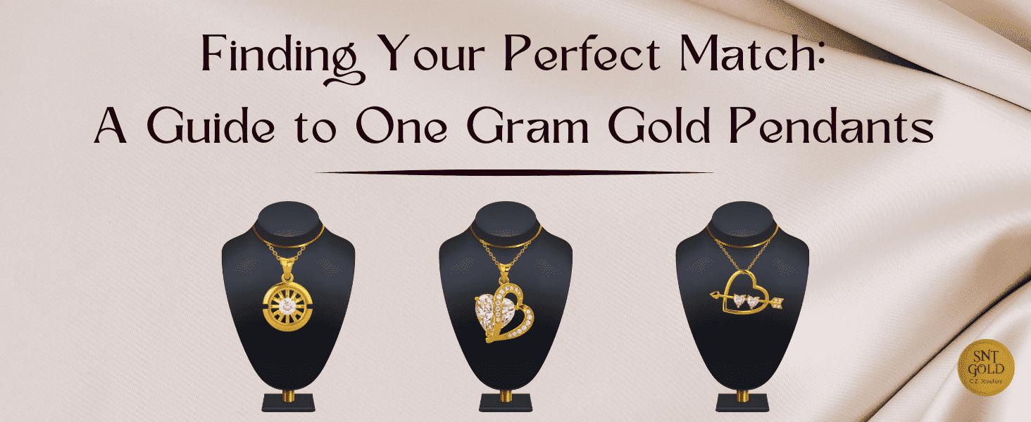 Finding Your Perfect Match A Guide to One Gram Gold Pendants