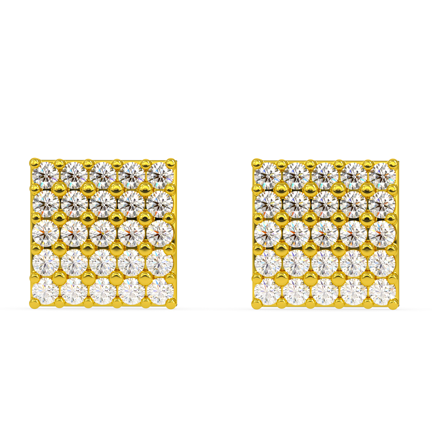 BEEZAL 14KT Real Gold & Diamond Earring for Women | Cubic Zironica