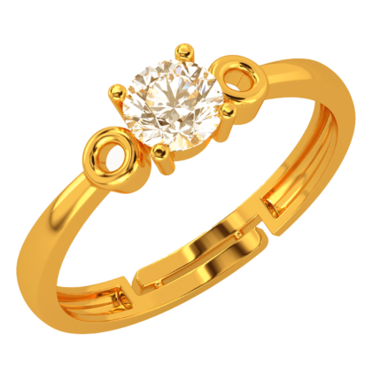 Radiant 22k Gold Ring for Women